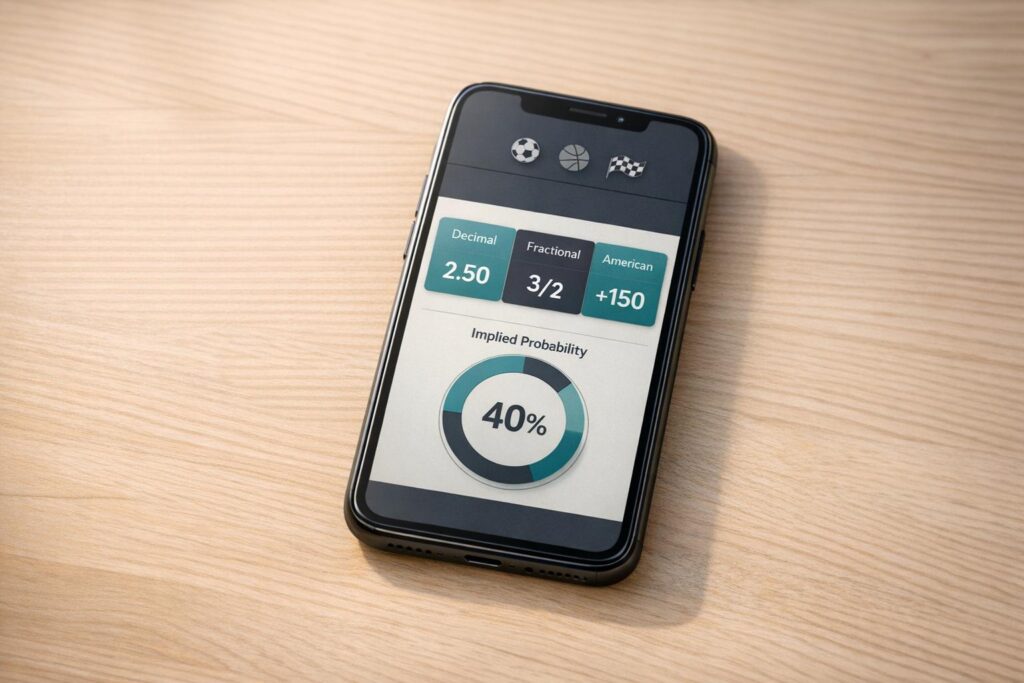 Virtual Sports Odds Converter Tool