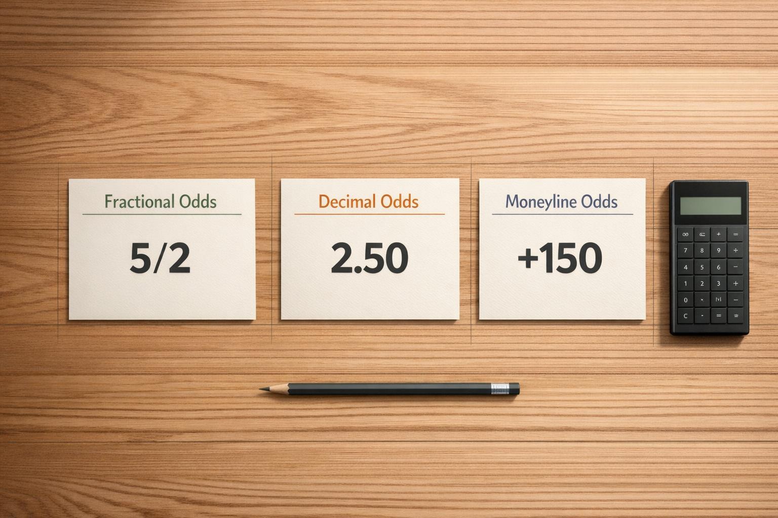 How to Read Betting Odds: Fractional, Decimal, Moneyline