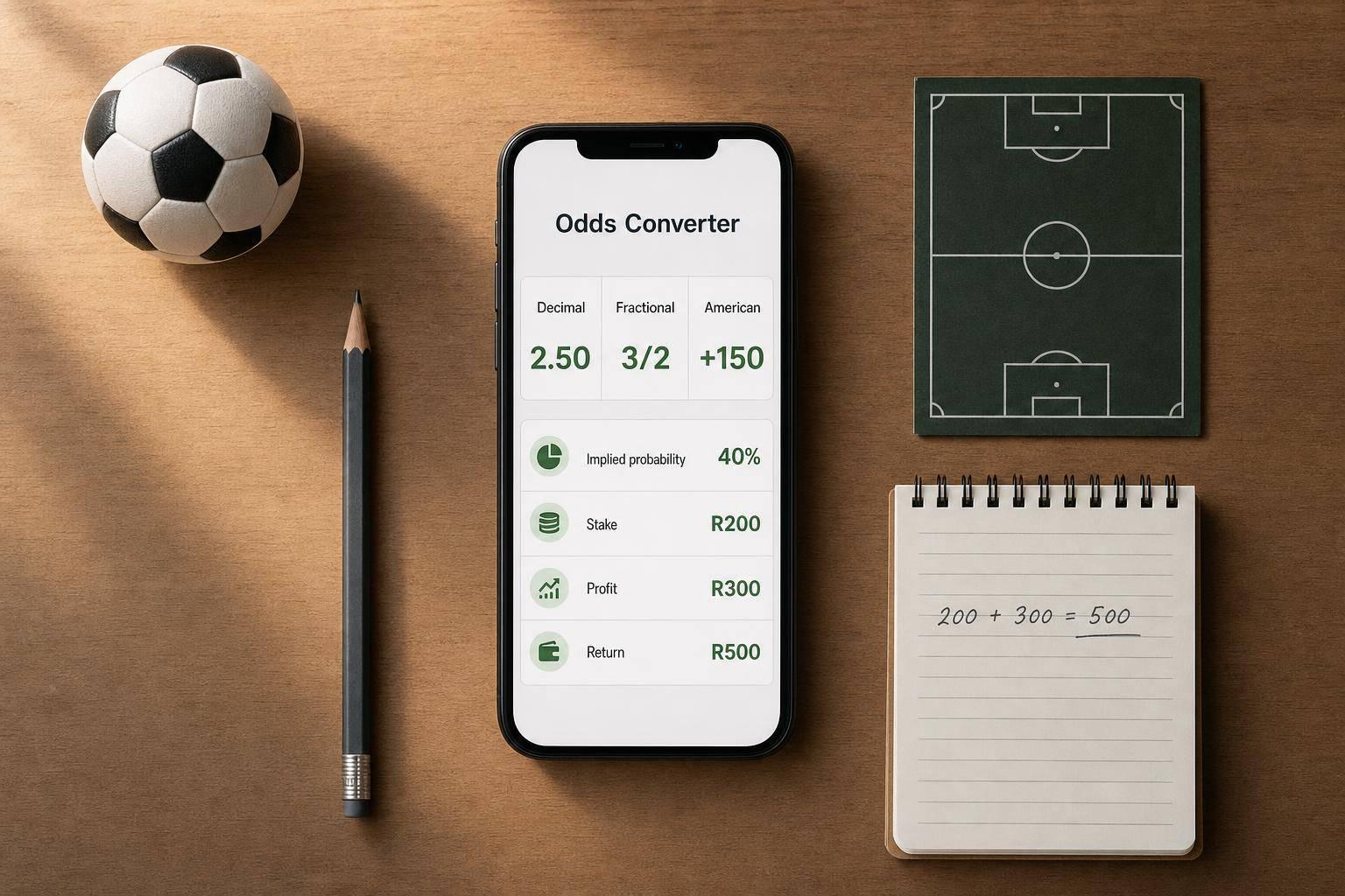 Premier League Betting Odds Converter