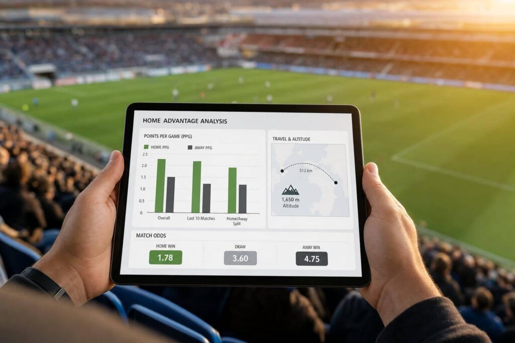 Evaluating Home Advantage in Soccer Bets